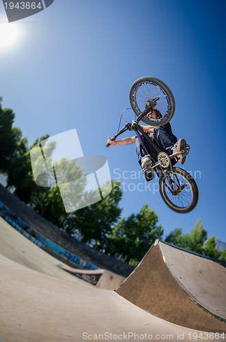 Image of High BMX jump