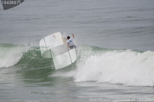 Image of Surfer during the 1st stage of National Longboard Championship  