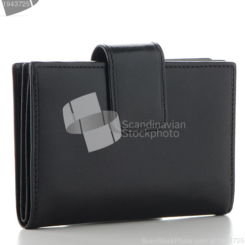 Image of Black Leather Purse 