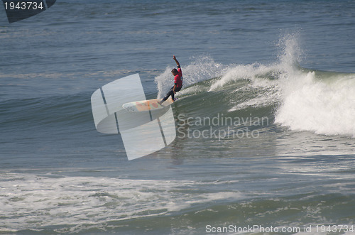 Image of Manuel Mestre during the 1st stage of National Longboard Champio