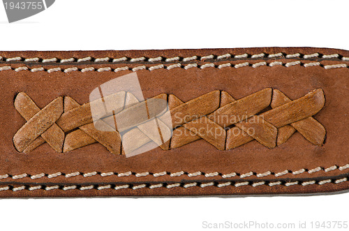 Image of Natural brown leather