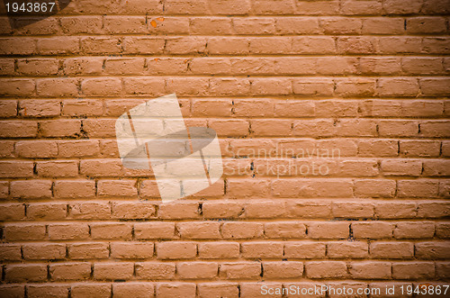 Image of Orange brick wall