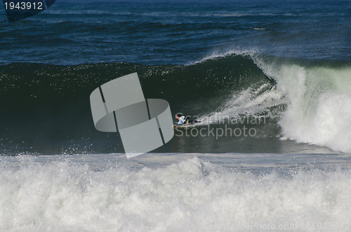 Image of Manuel Centeno during the the National Open Bodyboard Championsh