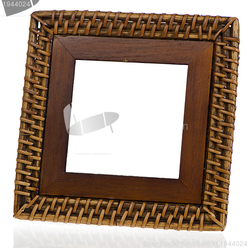 Image of Bamboo weave picture frame