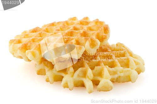 Image of Pile of sweet waffles