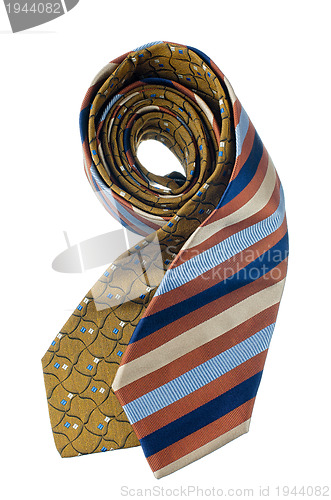 Image of Closeup of two ties