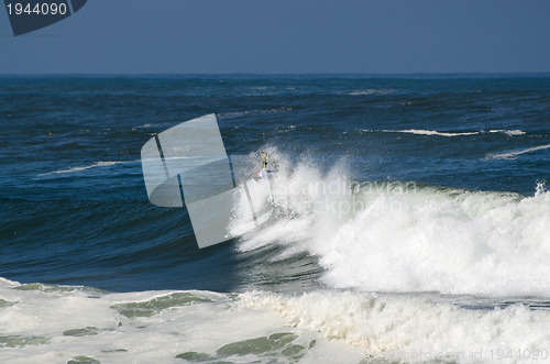 Image of Surfer during the the National Open Bodyboard Championship