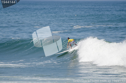 Image of Surfer during the 1st stage of National Longboard Championship  