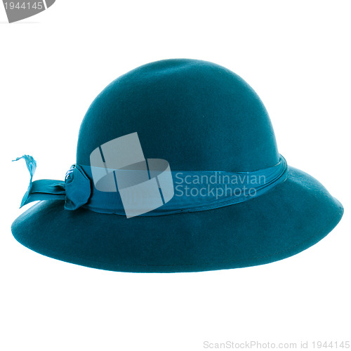 Image of Blue vintage hat