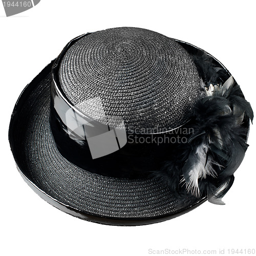Image of Black vintage hat