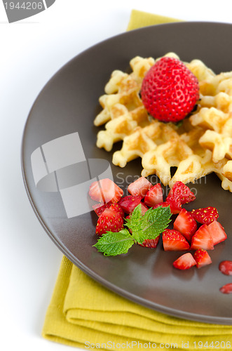 Image of Belgium waffles