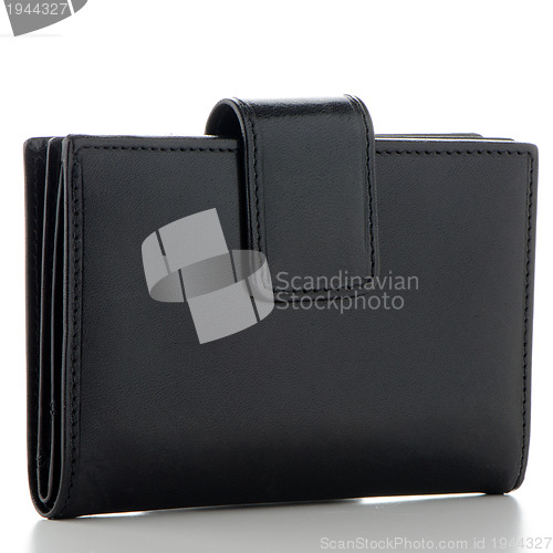 Image of Black Leather Purse 