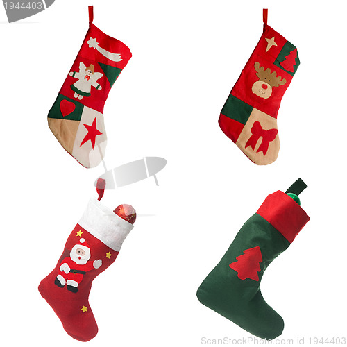 Image of Christmas red stockings