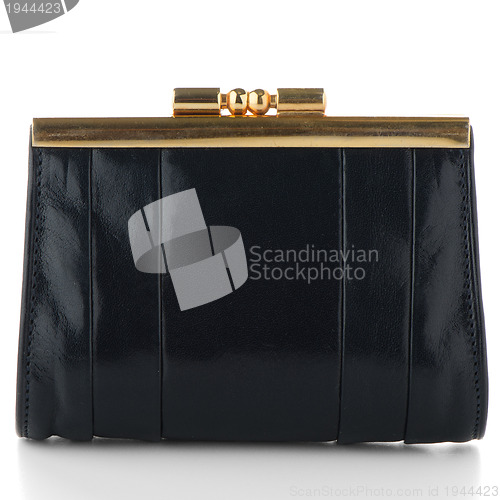 Image of Black Leather Purse 