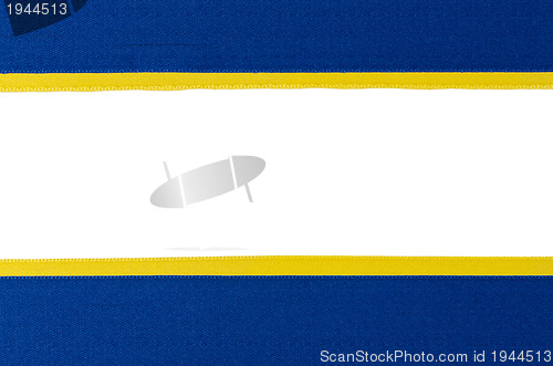 Image of Blue ribbon border