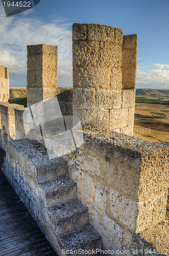 Image of Stone tower of Penafiel Castle, Spain