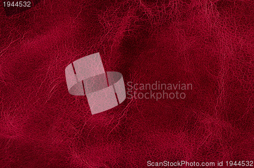 Image of Red leather 