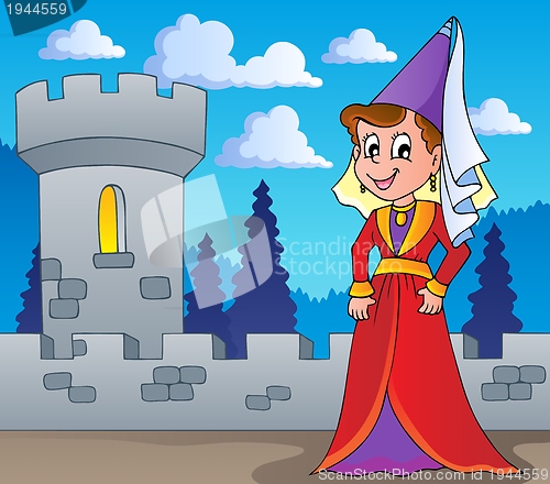 Image of Medieval lady theme image 1
