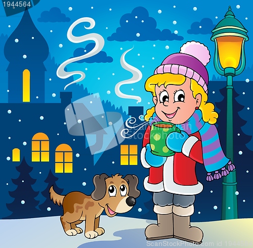 Image of Winter person cartoon image 2
