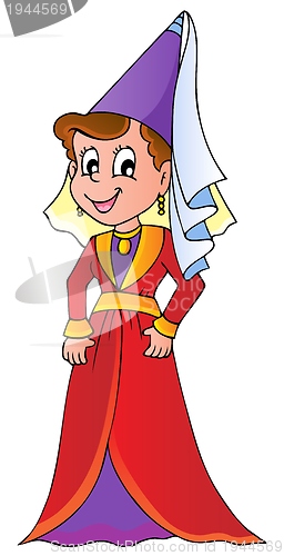Image of Medieval lady theme image 2
