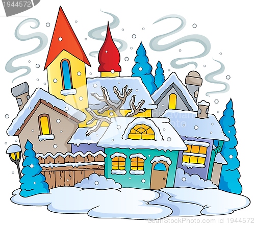 Image of Winter town theme image 1