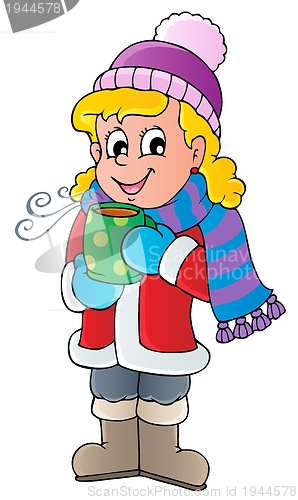 Image of Winter person cartoon image 1