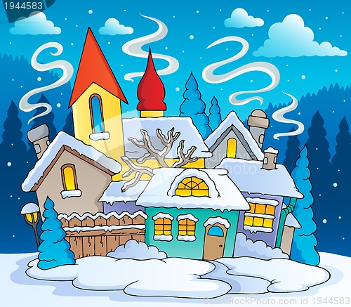Image of Winter town theme image 2