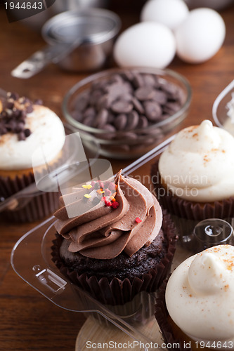 Image of Cupcakes and Ingredients 