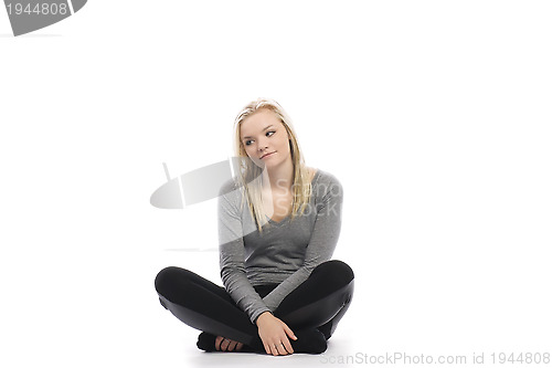 Image of cross legged