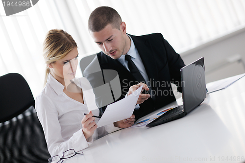 Image of business people in a meeting at office