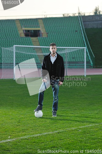 Image of business man in sport