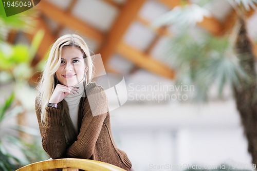 Image of portrait of a beautiful young woman