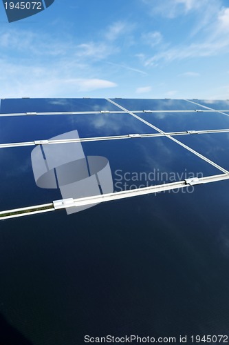 Image of solar panel renewable energy field