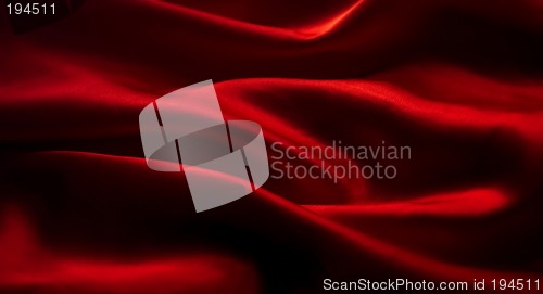 Image of Red satin