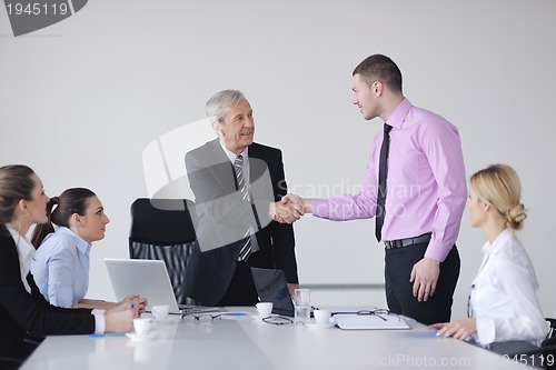 Image of business people group on meeting