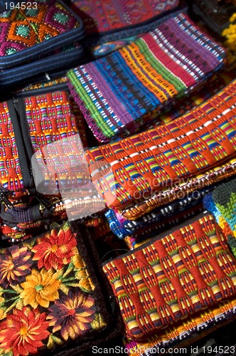 Image of hand made woven objects guatemala