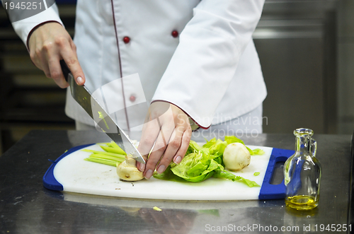 Image of chef preparing meal