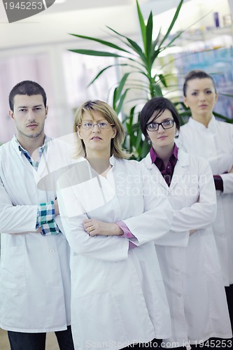 Image of pharmacy drugstore people team