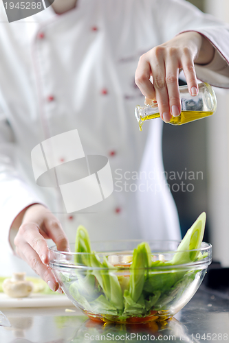 Image of chef preparing meal