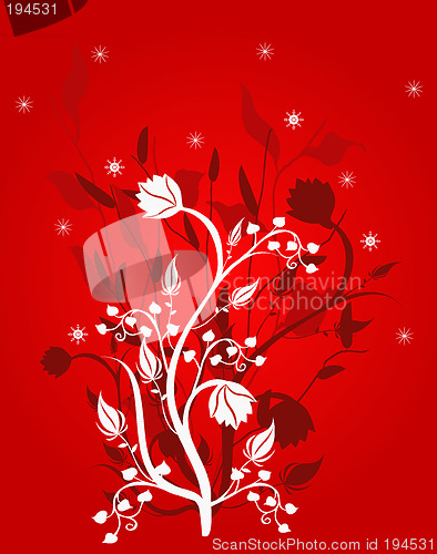 Image of Floral Background -illustration