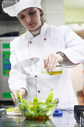 Image of chef preparing meal