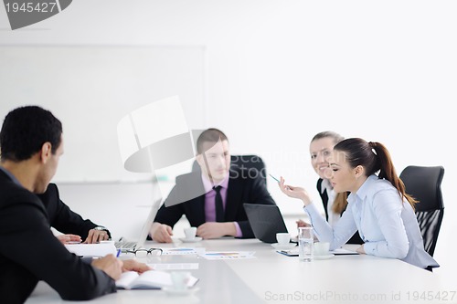 Image of business people group on meeting