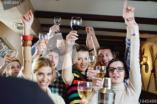 Image of Group of happy young people