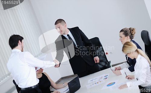 Image of business people in a meeting at office