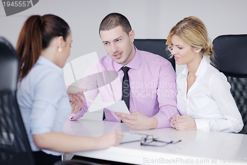 Image of business people group on meeting