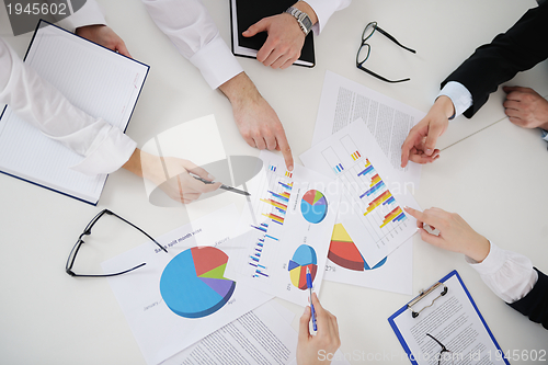 Image of business people in a meeting at office