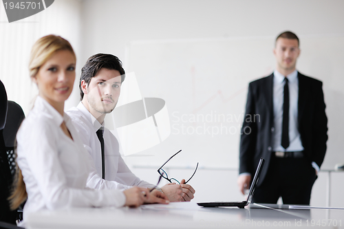 Image of business people in a meeting at office