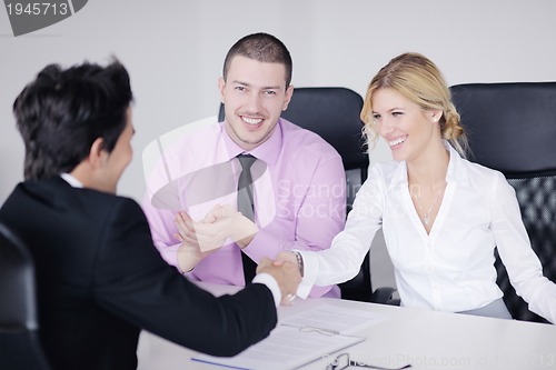 Image of business people group on meeting