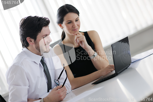 Image of business people in a meeting at office