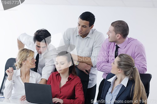 Image of business people group on meeting